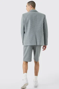 boohooMAN Wool Look Tailored Shorts | UK| Suits & Tailoring|Shorts