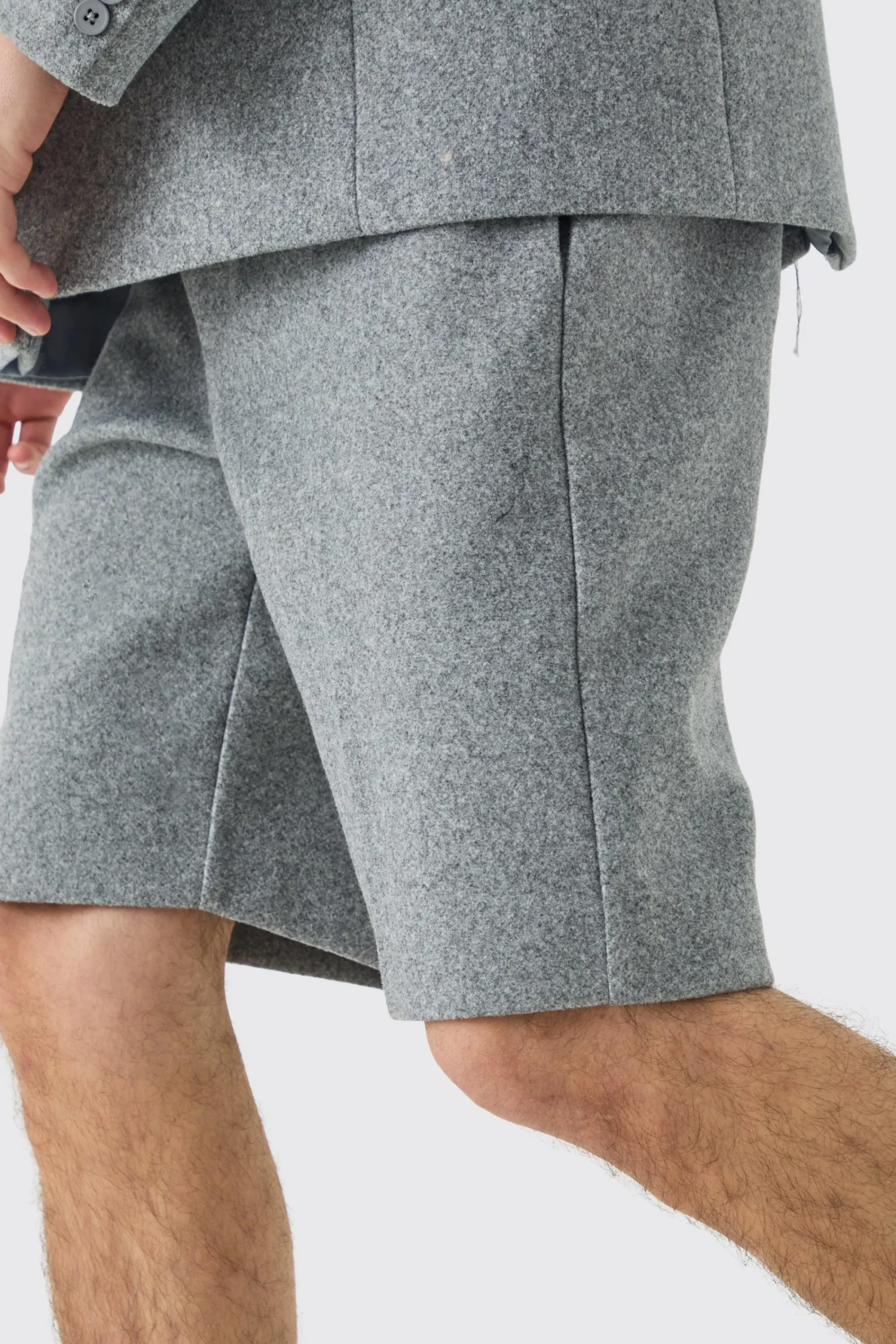 boohooMAN Wool Look Tailored Shorts | UK| Suits & Tailoring|Shorts