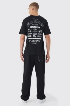 Worldwide Back Printed T-Shirt | UK^boohooMAN Sale