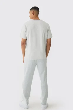 boohooMAN Worldwide Embroidered Contrast Stitch Gusset Jogger | UK| Joggers