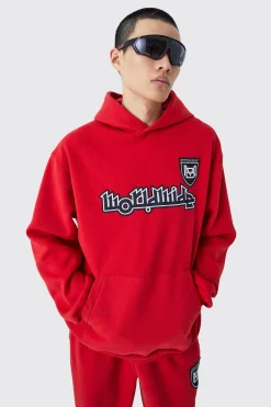 boohooMAN Worldwide Football Oversized Hodded Tracksuit | UK| Tracksuits