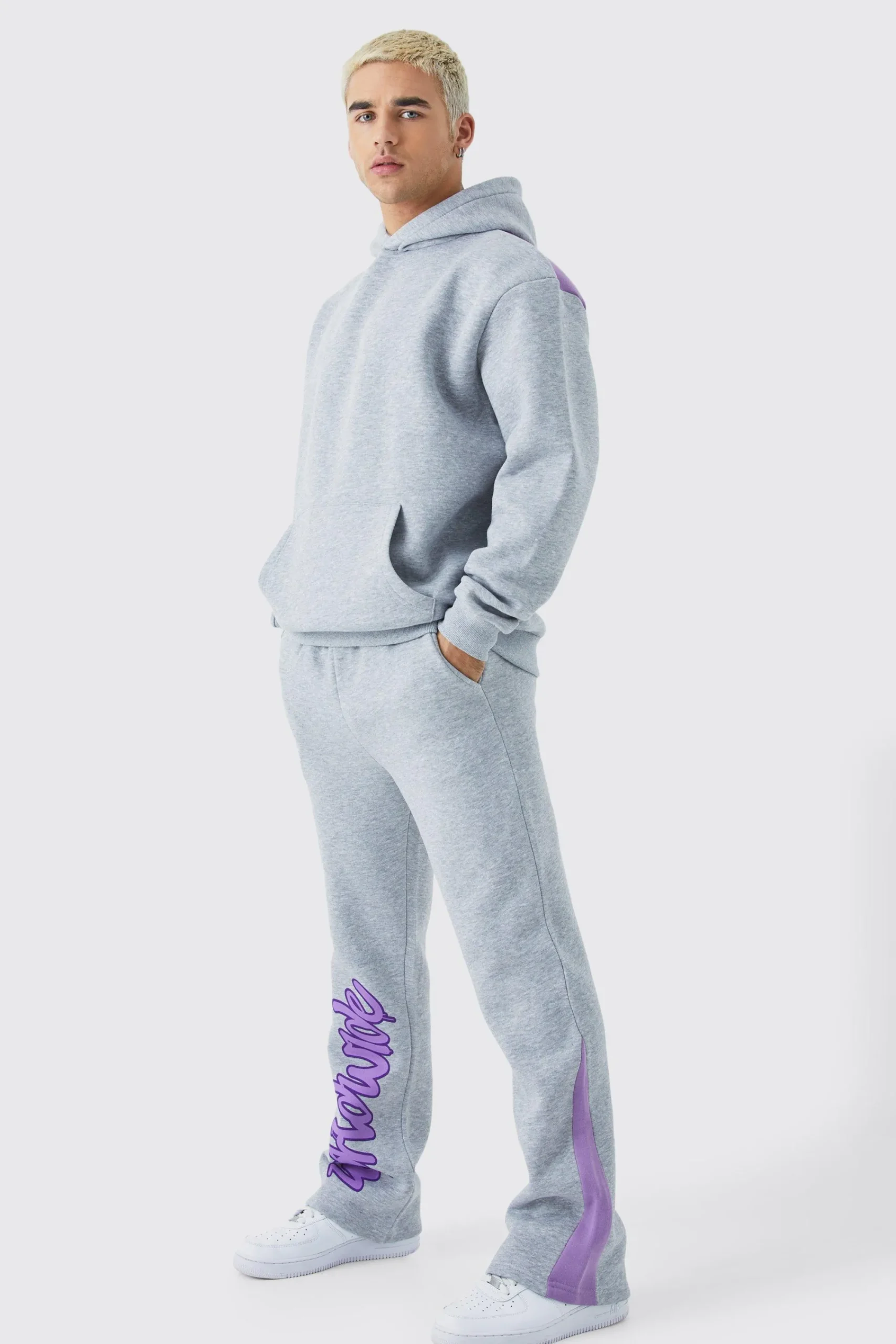 boohooMAN Worldwide Oversized Gusset Tracksuit | UK| Tracksuits