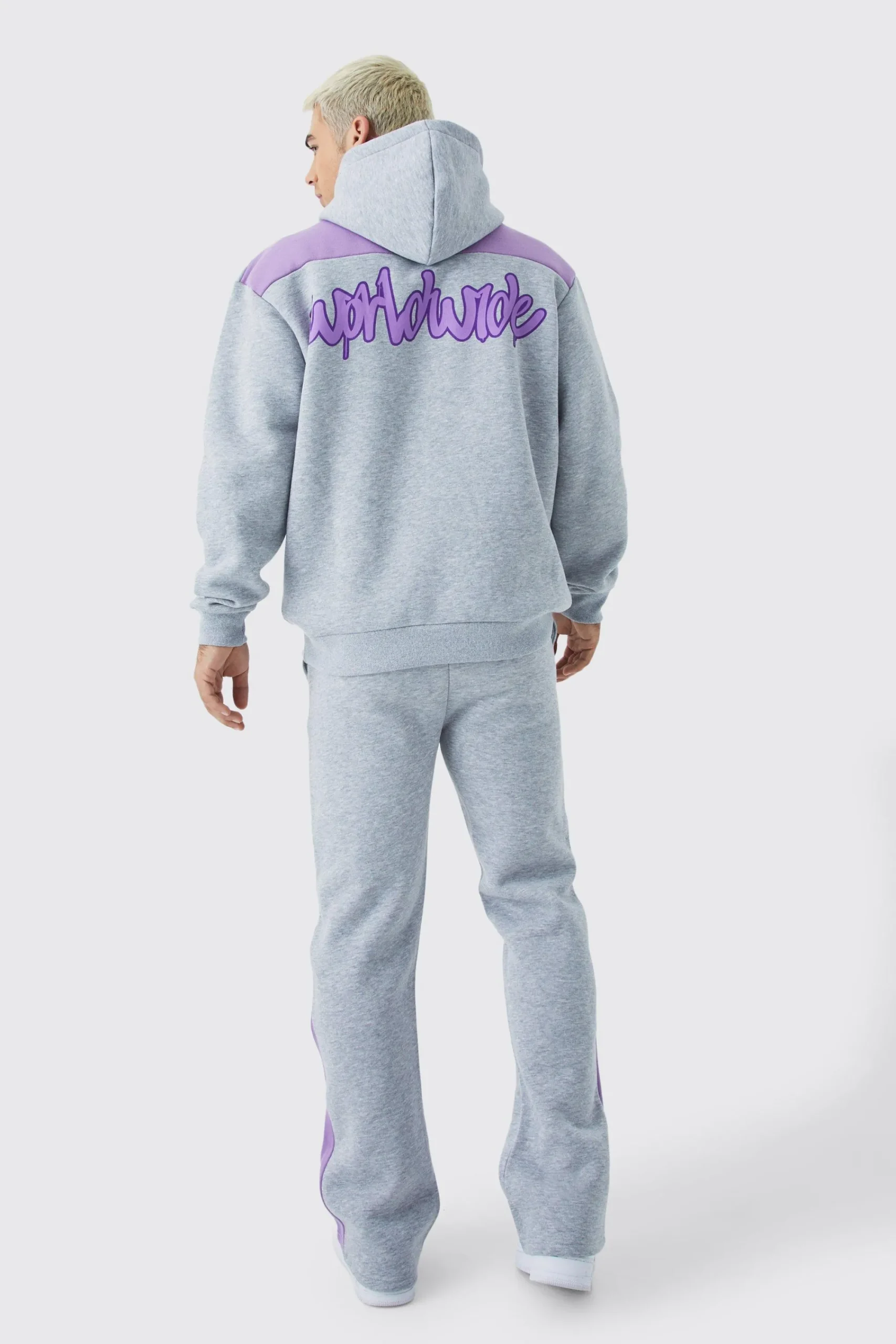 boohooMAN Worldwide Oversized Gusset Tracksuit | UK| Tracksuits