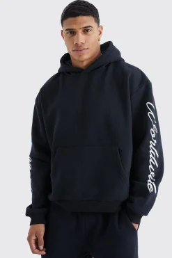 boohooMAN Worldwide Placement Printed Gusset Tracksuit | UK| Tracksuits