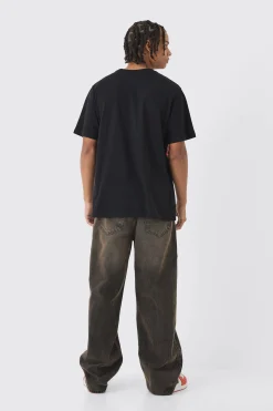 Worldwide Shark Graphic T-Shirt | UK^boohooMAN Hot