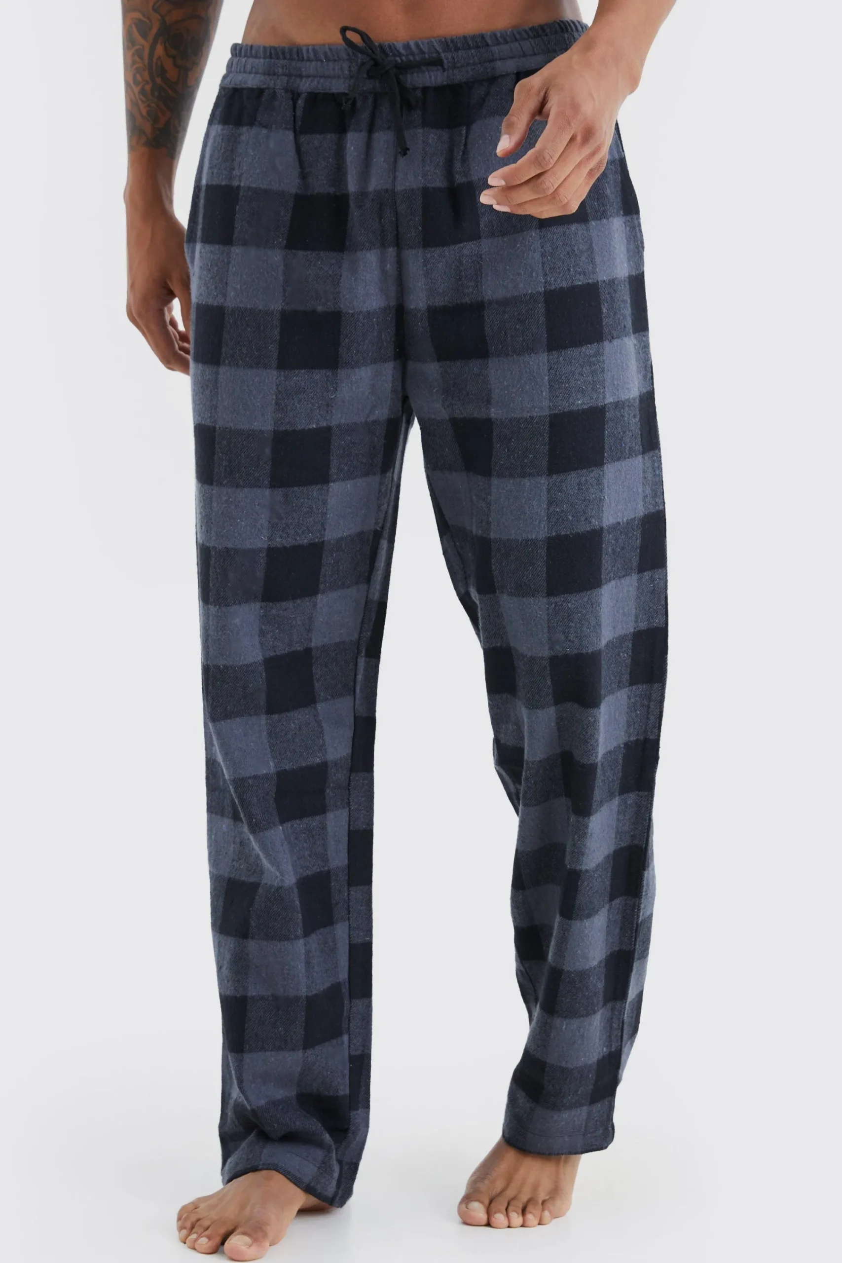 boohooMAN Woven Check Loungewear Pants | UK| Loungewear|Shirts