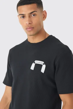 boohooMAN Woven Tab Lounge Top | UK| Loungewear